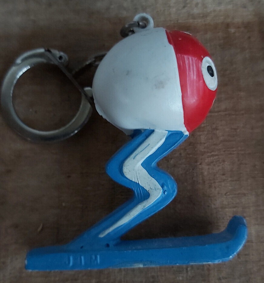 Porte-clés Collection SCHUSS - Mascotte Officielle Des JO De Grenoble 1968 - Vintage Années 60