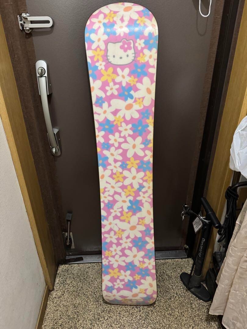 Hello Kitty Snowboard 145cm pink Kawaii Cute Rare Limited Edition
