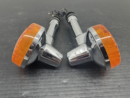 SUZUKI GN250 GS250 GS300 GS450 GS550 GS750 FRONT RIGHT LEFT TURN SIGNAL PAIR SET - Picture 6 of 7