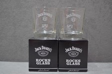 2x Jack Daniel's Old No7 Brand Tumbler Whisky Glass 28cl 280ml New Gift Box M15
