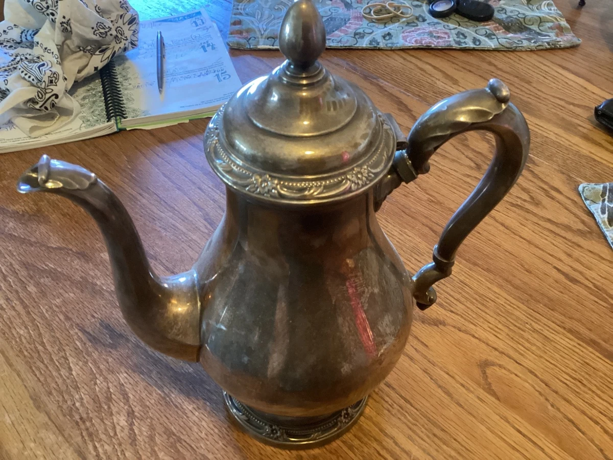 1847 Rogers Bros Antique US Silver-Plated Teapots, Coffee Pots