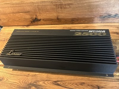Old School Vintage Lanzar OptiDrive 2500 Zed Audio 500W Car Amplifier