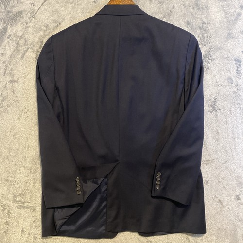 Lauren Ralph Lauren Blazer 44R Navy Wool 2 Button Front Union Made Classic VTG - Picture 2 of 12