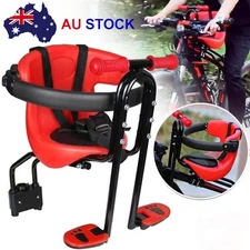 Front Mounted Child Bike Seat with Handrail, Kids Bike Seat for Adult Bike AU