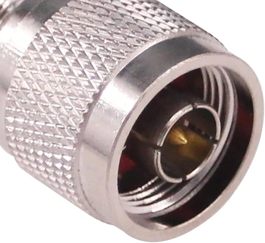 N-Type Male Plug to F Female Jack RF Adapter Barrel Connector - Image 4 of 4