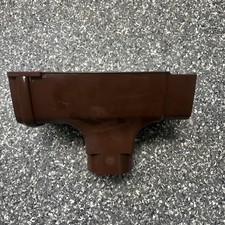 Marley Flowline ROF11 In Brown Gutter Stop End Outlet