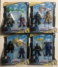 New Imaginext DC Super Friends Batman vs Villains 2-Packs Lot of 4 Figure Sets