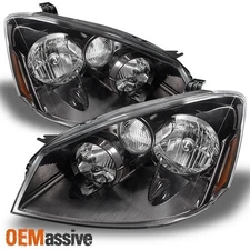 Fits 05-06 Altima Halogen Headlights Light Lamps Replacement 2005-2006