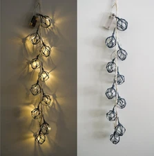 SAILINGSTORY Glass Fishing Float String Light 2" Buoy Balls Nautical Coastal Bea