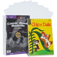 BCW Silver Comic Book Backing Boards 7 x 10.5   100 Pack  Certified Acid-Free