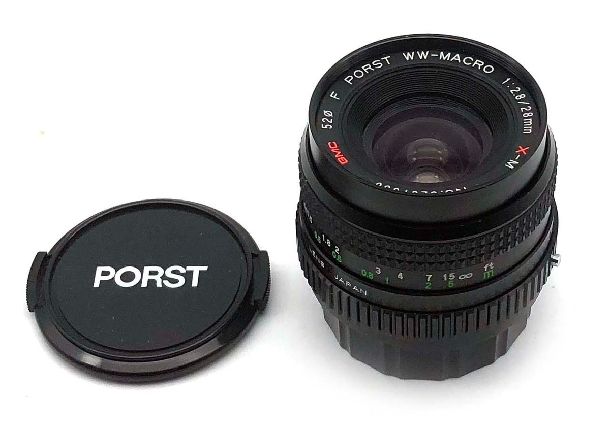 オールドレンズ PORST SUPER-WW MC AUTO1:2.8 28mm PORST WW-Macro 1:2.8/28mm X-M GMC lens with Fujica FX mount | eBay