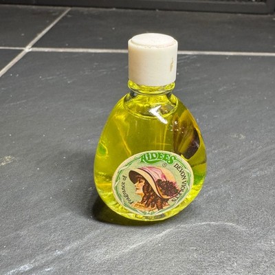 Vintage Aidees Fragrance of Devon Violets Perfume Oil Glass Bottle Made in UK