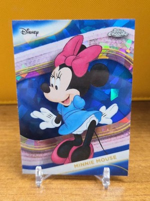 2025 TOPPS CHROME SAPPHIRE EDITION DISNEY #28 Minnie Mouse Base