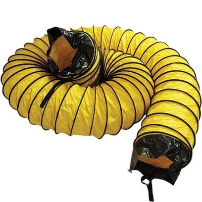 20 In. D X 25 Ft. Coil Flexible Ducting Air Ventilator Yellow