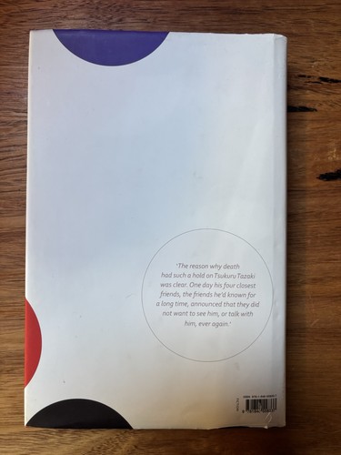 Colorless Tsukuru Tazaki His Years Of Pilgrimage Haruki Murakami 1st UK Edition - Picture 2 of 4