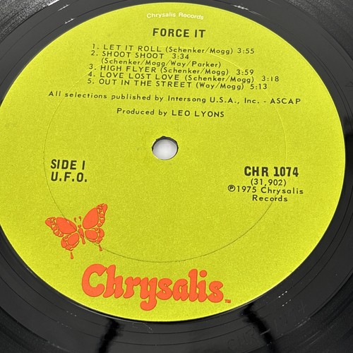 UFO Force it Vinyl Lp 1975 Original Press Ultrasonic Clean VG Strong/VG - Picture 10 of 10