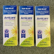 Boiron Arnicare Ointment Pain Relief, 1 Ounces (3 Pack)