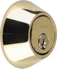 Image of Yale P-5211 Security Deadbolt, Brass Finish, Standard Security, Visi Packed