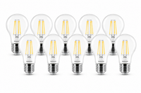 Philips Corepro LED GlüHbirne E27 Birne Klar 4.3W 470Lm - 827, 10Er Sparpack