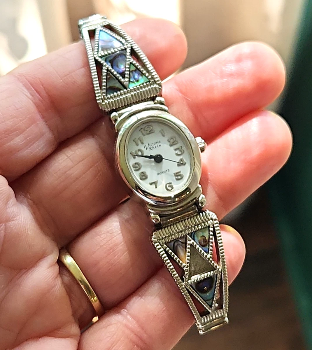 Vintage Victoria Rhein Marcasite Silver Ladies Watch Victoria Rhein Marcasite main image 3