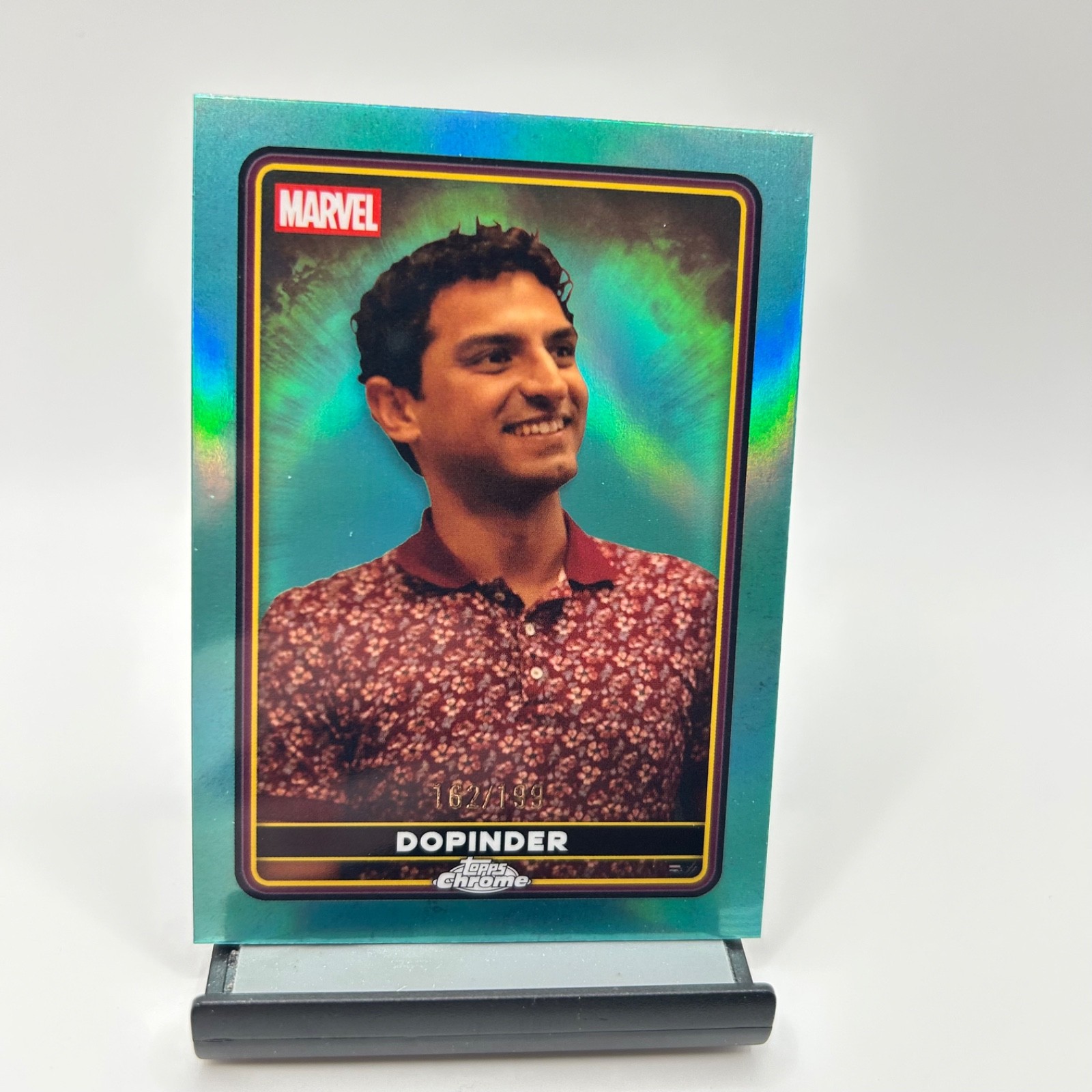 2025 Topps Chrome Deadpool #43 Dopinder Aqua Refractor /199