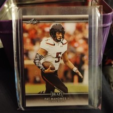 2017 Leaf Draft Patrick Mahomes II RC Rookie #56