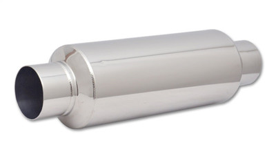 Vibrant 17950 SS Resonator 3in Inlet/Outlet for Exhaust Systems