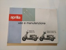 Aprilia Libretto Uso E Manutenzione Istr. Ita Habana 50/125/custom 50/125