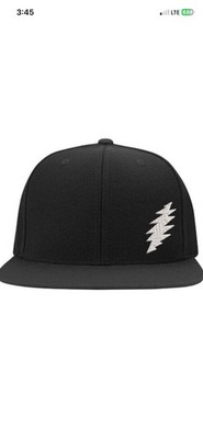 Grateful Dead SYF 'Bolt'' Embroidered Flexfit Ball Cap Black, Navy or Olive 