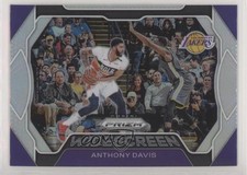 2019-20 Panini Prizm Widescreen Silver Prizm Anthony Davis #10 on6