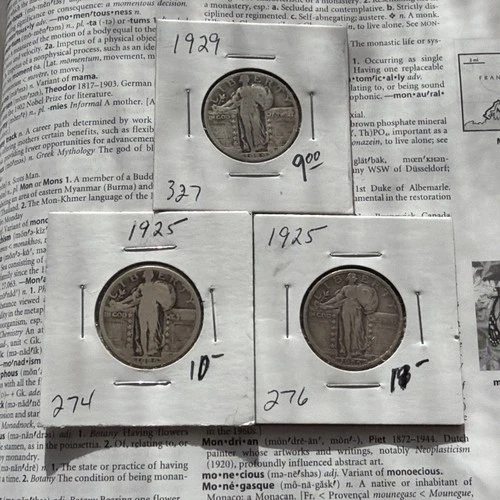 Standing Liberty Quarter Lot of 3 🇺🇸
