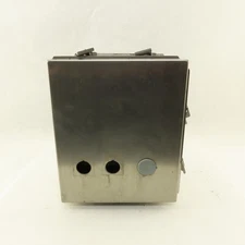 Wiegmann BN4121006CHSSWW 12" x 10" x 6" Stainless Steel Electrical Enclosure