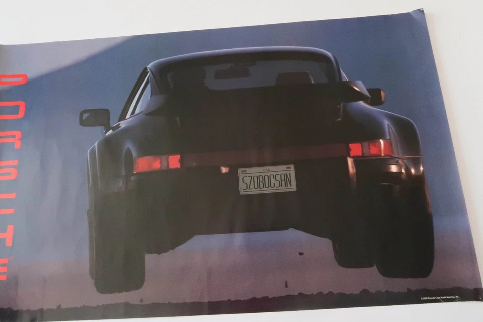 Original Vintage PORSCHE Poster - Image 2 of 3