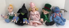 Wizard of Oz Set of 5 Plush Dolls Warner Bros Studio Store 1998
