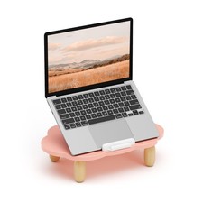 Adjustable Wood Laptop Stand, Ergonomic Height Angles Computer ... FAST USA SHIP