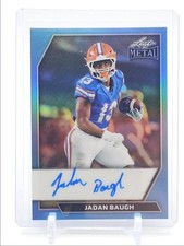 JADAN BAUGH 2026 LEAF METAL AUTOGRAPH PLATINUM BLUE AUTO /8 Q0859