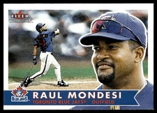 2001 Fleer Tradition Raul Mondesi Toronto Blue Jays #309
