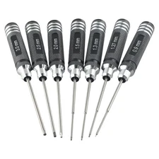 Nutdrivers Hex Screwdriver Wrench Screwdrivers Screwdrivers 7PCS Aircraft Model