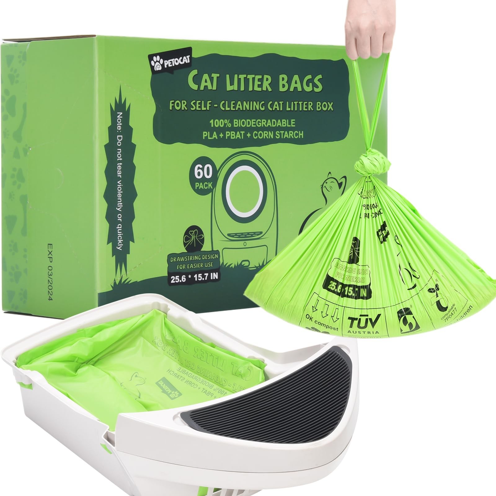 Liner Bags For Lr3/4 & Self-cleaning Boxes - 60 Coun
