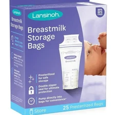 Lansinoh - Milk Storage Bag, 25Ct