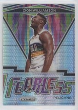 2020-21 Panini Prizm Fearless Hyper Prizm Zion Williamson #7 0c3k