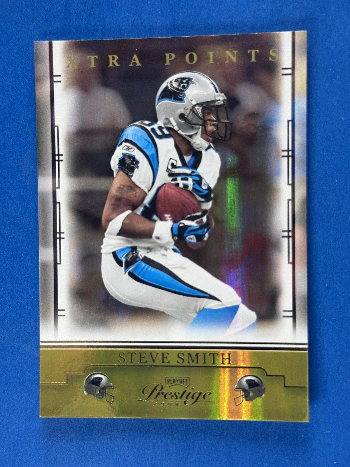 2008 Playoff Prestige Xtra Points Gold #13 Steve Smith Carolina Panthers #/250