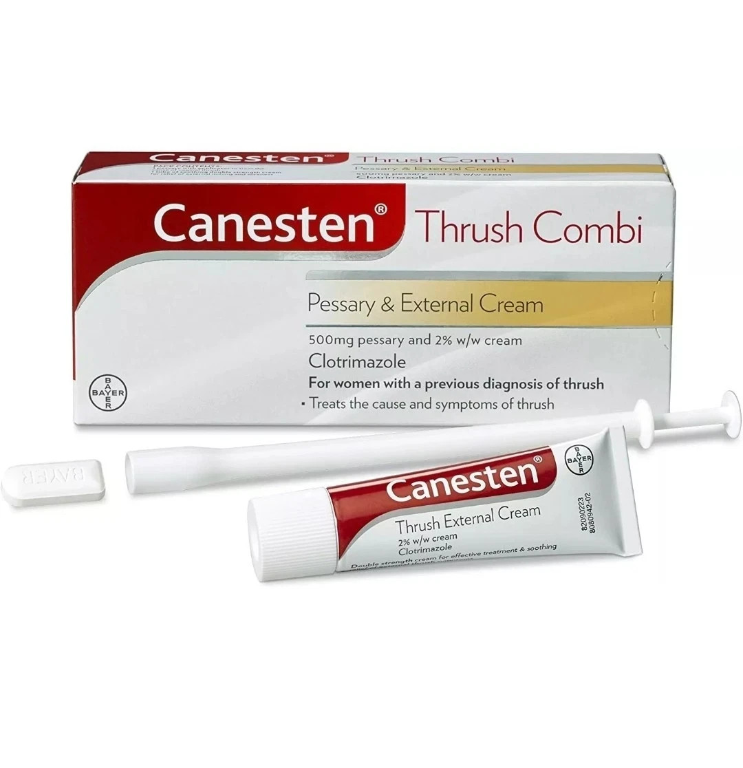 Canesten Thrush Combi Pessary & External Cream for Thrush Treatment