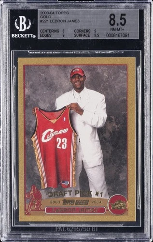 LeBron James 2003 Topps LeBron James #221 Gold