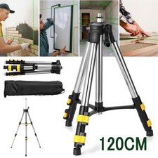 Stainless Steel Laser Level Tripod Adjustable Height Stand for laser Level 1.2M