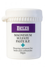 Magnesium Sulfate Paste 50g Drawing Ointment – BELLS - Boils, Splinters