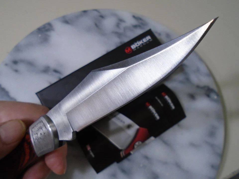 Boker Magnum Fancy Pakkawood 大号锁背口袋刀折叠猎人 01SC002 — 第 3/4 张图片