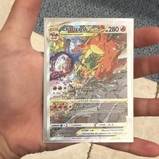 Carta Promo Pokémon TCG Charizard VSTAR SWSH262 Holo quasi come nuova