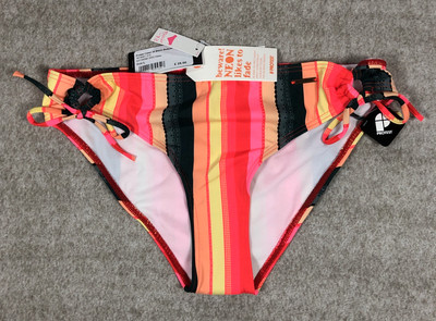 Protest Womens MM Cabel Bikini Bottoms UK 14 EU 40 Daisy Side Tie BNWT