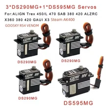 GDW DS290MG DS595MG Digital Coreless Servo For Steam AK400 GOOSKY RS4 ALZRC X360